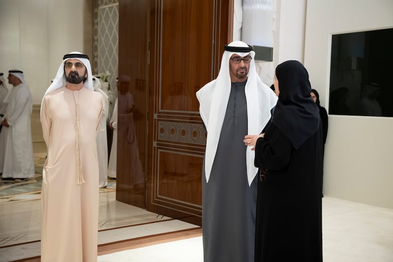 Sheikh Mohamed, Sheikh Mohammed and Ms Al Amiri