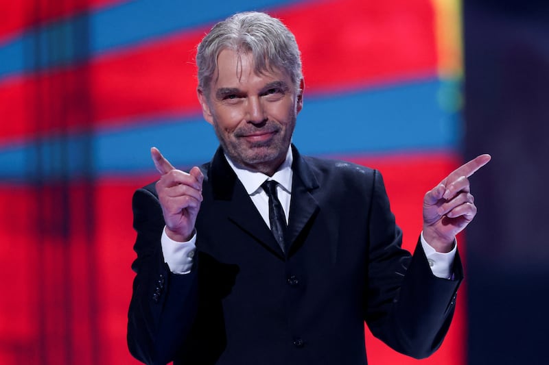 Billy Bob Thornton embraced the sombre black trend. Reuters