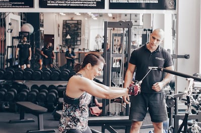 Symmetry Gym in Dubai’s Gold and Diamond Park has launched a 28-day programme costing Dh36,000. Courtesy Symmetry Gym.