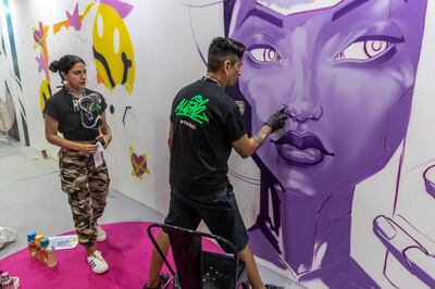Urban Art DXB is expanding this year with performances and competitions. Antonie Robertson / The National