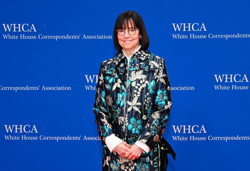 President of CBS News Susan Zirinsky arrives on the red carpet for the White House Correspondents' Dinner in Washington, DC on April 27, 2019. AFP