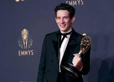 Josh O'Connor, winner of the award for Outstanding Lead Actor in a Drama Series for 'The Crown'.  AP