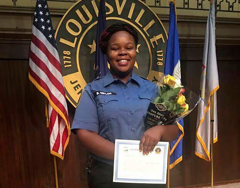 Breonna Taylor, a 26-year-old emergency medical technician who was unarmed at the time of her death, was killed during a botched raid in 2020. AP