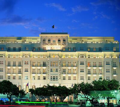 Copacabana Palace is probably the most famous hotel in Brazil. Courtesy Belmond