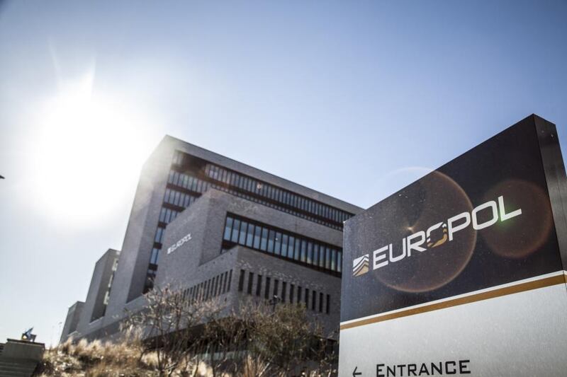 The headquarters of Europe's crime agency Europol in The Hague, the Netherlands.