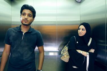 Moayad Al Thagafi and Khairiah Abu Laban star in the Saudi youth drama 'Takki'. Uturn Entertainment