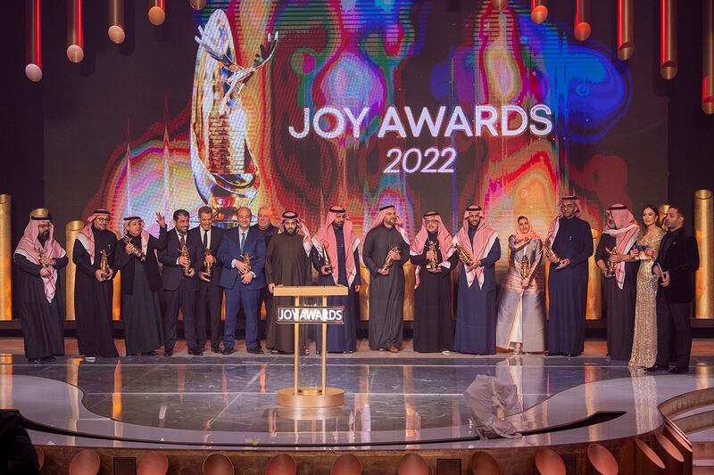 The Joy Awards 2022 were held at the Boulevard in Riyadh, Saudi Arabia. All photos: MBC