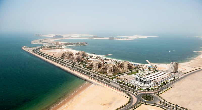 Today, Marjan Island has about 7.8 kilometres of pristine beaches and 23 kilometres of waterfront in addition to world-class hotels and residential developments. Photo: Ras Al Khaimah Tourism