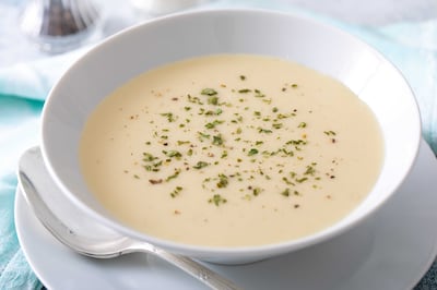 The French-inspired vichyssoise soup was invented in the USA. Getty Images