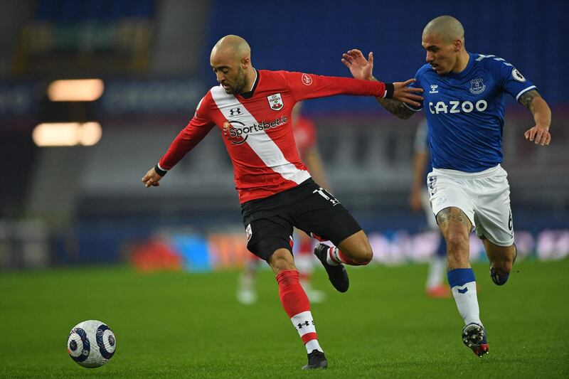 Nathan Redmond 4 – Redmond is in desperate need of some form, but it didn’t come at Goodison Park. He lost the ball far too often, won few tackles and created little in the attacking third. He was substituted late on. AFP