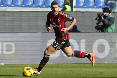  Adel Taarabt spent half a season on loan at AC Milan. AFP