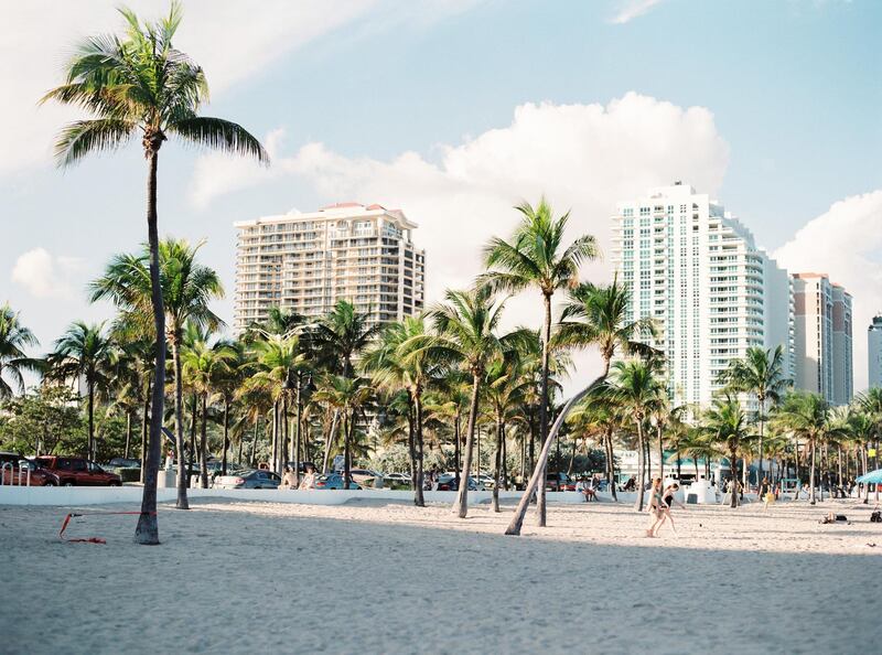 US celebrity hotspot Miami came in ninth place, with 9.1 billion TikTok views. Courtesy Aurora Kreativ / Unsplash