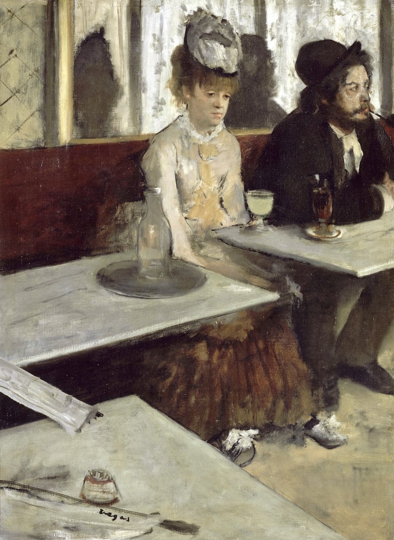 A replica of In a Cafe by Edgar Degas (1873) is on show at Louvre Abu Dhabi. It was featured in the film Glass Onion: A Knives Out Mystery. Getty Images