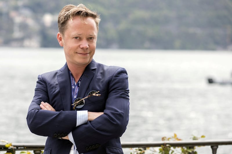 Brock Pierce, chairman of the Bitcoin Foundation, poses for a photograph at the Ambrosetti Forum in Cernobbio, Italy, on Friday, April 8, 2016. Italian financial institutions are "intensively" working on a solution that would see private investors participate in a fund aimed at supporting the recapitalization of troubled lenders, UniCredit SpA Chief Executive Officer Federico Ghizzoni said. Photographer: Alessia Pierdomenico/Bloomberg *** Local Caption *** Brock Pierce