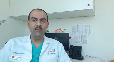 Dr Dirar Abduallah, the head of the ICU at Prime Hospital. Courtesy: Prime Hospital 