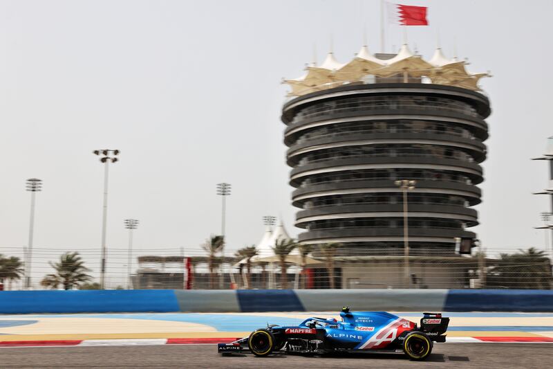 The Bahrain International Circuit.