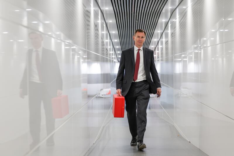 Chancellor Jeremy Hunt is set to unveil his spring budget on Wednesday. Photo: UK Treasury