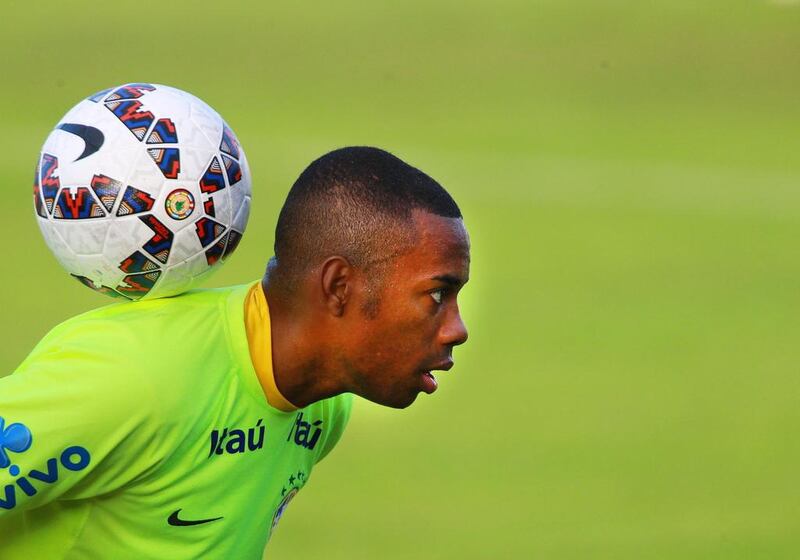Robinho has rejoined Brazilian club Santos for a third time. EPA
