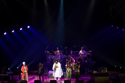 Kamasi Washington marked his regional debut at Abu Dhabi Festival on Saturday. Photo: Abu Dhabi Festival