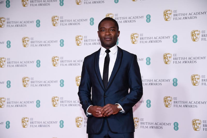 Actor David Oyelowo arrives at the 2021 Bafta Awards at the Royal Albert Hall, London, England on April 11, 2021. AP Photo