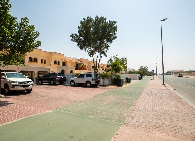 There are about 20 villas in the Al Sinyar Street compound, creating a village feel.