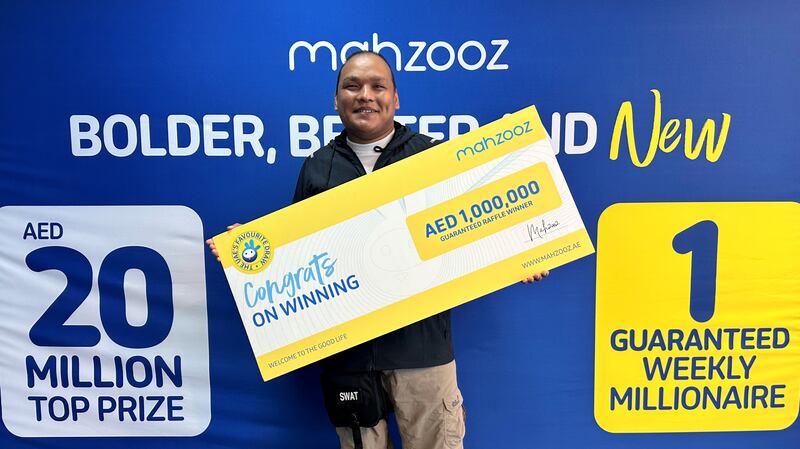 Surya said he plans to use his winnings to improve his family's life. Photo: Mahzooz