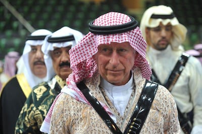 He donned traditional Saudi dress during a visit to the kingdom. Photo: Fayez Nureldine / Pool