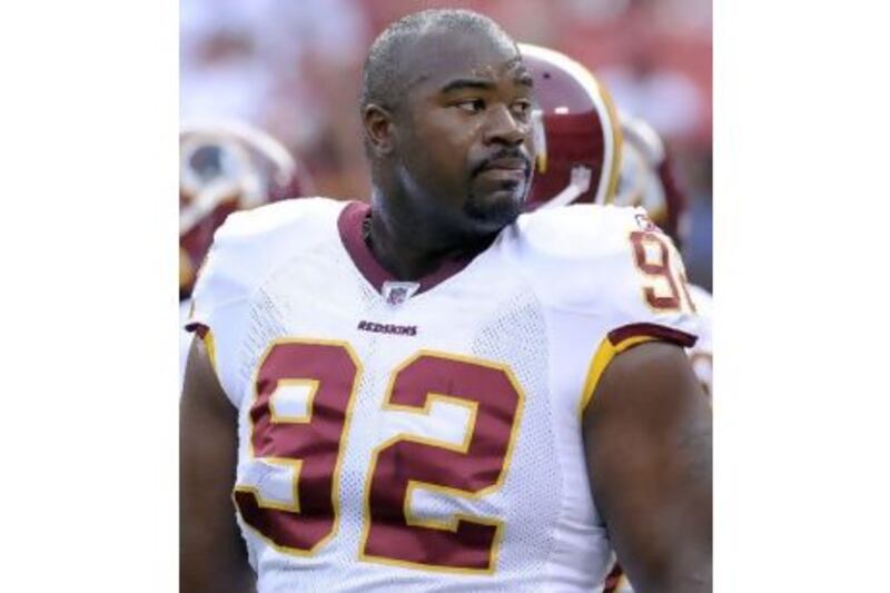 Albert Haynesworth is out of Washington. The Redskins traded the disgruntled and disruptive defensive tackle to the New England Patriots yesterday for a fifth-round draft pick.