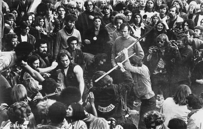 While an impressive 300,000 people were in attendance, Altamont Free Concert earned its place in infamy due to an increasingly rowdy atmosphere and spectacular mismanagement. Bill Owens/20th Century Fox/Hulton Archive/Getty Images
