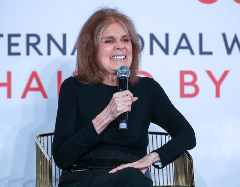 Journalist and activist Gloria Steinem at the summit 