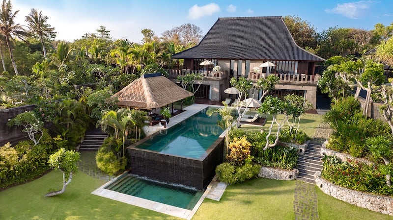 Bulgari Resort Bali is set among three hectares of jungle on a cliff in Uluwatu. All photos: Bulgari Resort Bali