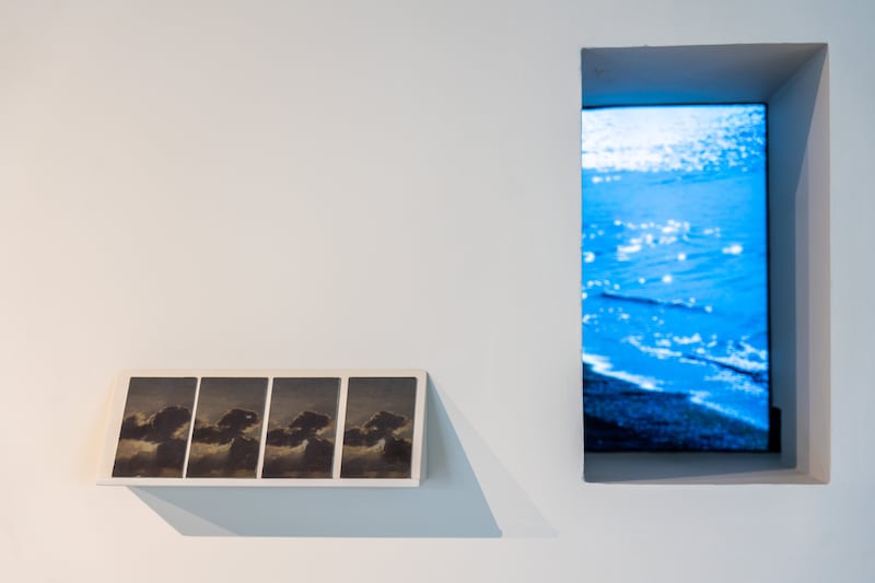 'When I Had the Sea to Myself II' (2019) by Zara Mahmood. Installation view of Towards Time at Maraya Art Centre, Sharjah. Photo: Maraya Art Centre