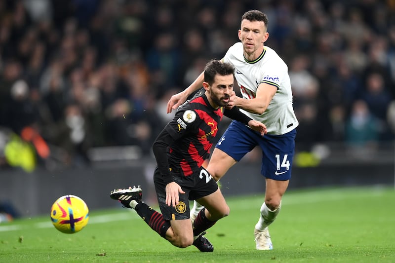 Ivan Perisic 7: Usual dangerous crossing and one low ball in second half was centimetres from picking out Harry Kane at back post. Booked for blatant foul on Silva. Getty