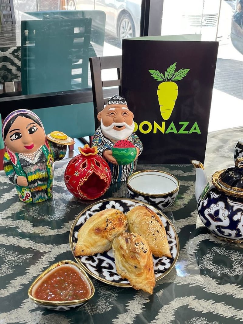 The samsa at Donaza Uzbek restaurant is a favourite of Arva Ahmed's. Photo: Donaza