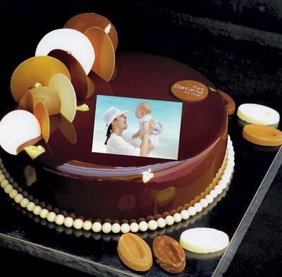 Treat her to a personalised cake from ParKafe. Courtesy Park Rotana Abu Dhabi