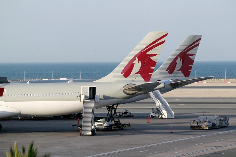 Qatar Airways aircraft at Hamad International Airport in Doha. Reuters / Naseem Zeitoon