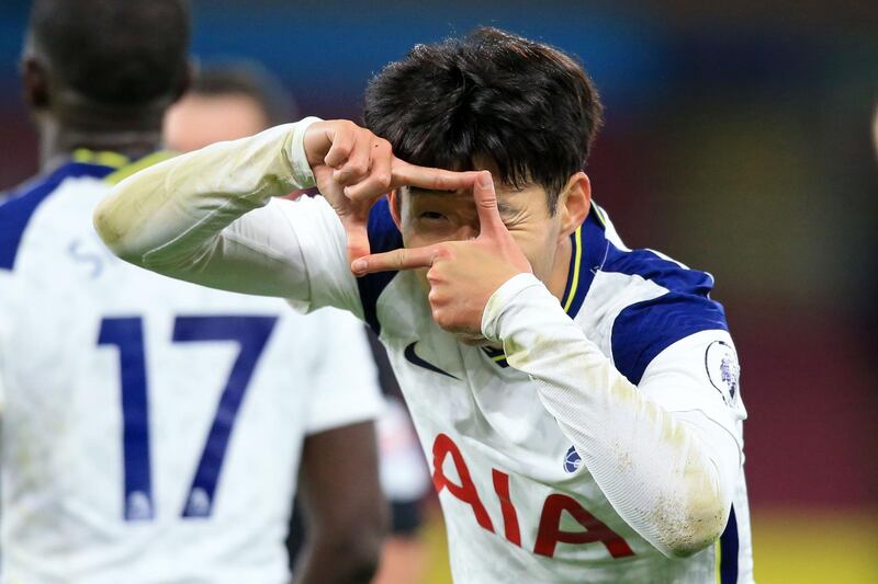 Son Heung-min - 8, Scored in his fourth game in a row to help Jose Mourinho’s side overcome a very resolute Burnley outfit. AFP