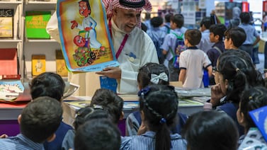 Abu Dhabi International Book Fair is open to the public until Sunday. Victor Besa / The National
