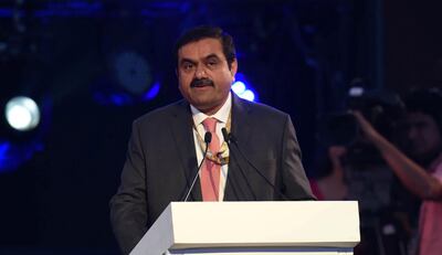 LUCKNOW, INDIA - FEBRUARY 21: Gautam Adani, chairman and founder of Adani Group at the inaugural session of the UP Investors' Summit - 2018 at the Indira Gandhi Pratishthan, on February 21, 2018 in Lucknow, India. PM Modi said that investors in Uttar Pradesh will be welcomed with a red carpet instead of facing red tape in Uttar Pradesh as top industry leaders pledged investments of over Rs 88,000 crore in the state. The Summit is aimed at showcasing the investment opportunities and potential in the various sectors of Uttar Pradesh. The UP Investors' Summit is being attended by around 5,000 people, including industry leaders from India and abroad, chief ministers, union ministers, policy makers and academicians. (Photo by Subhankar Chakraborty/Hindustan Times via Getty Images)