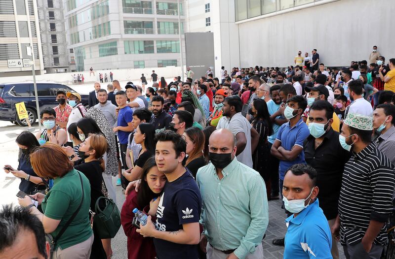 Residents of Al Salam Tower and nearby buildings were evacuated.