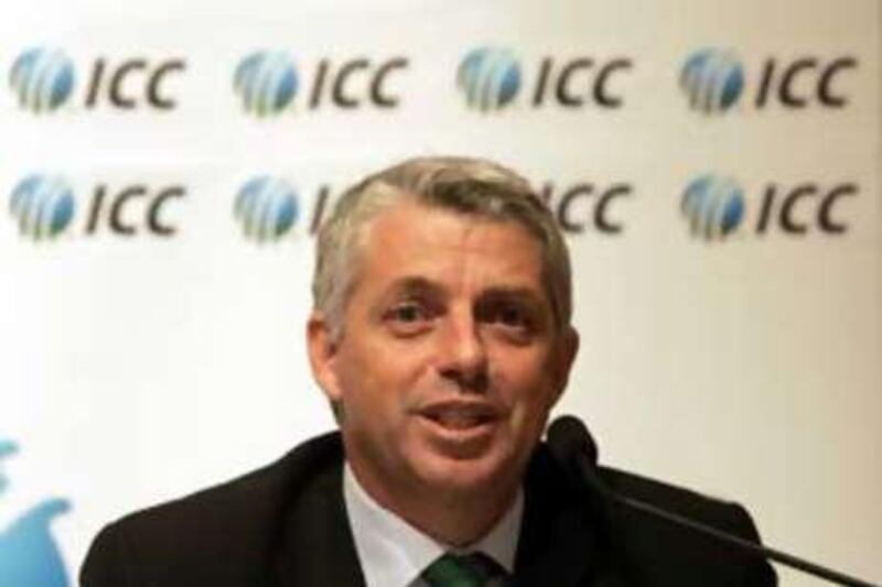 Dave Richardson, acting chief executive of International Cricket Council.