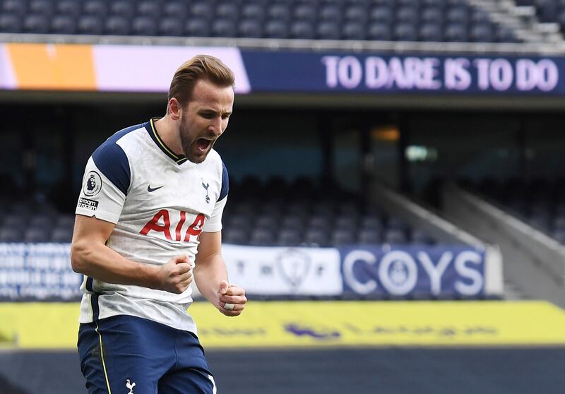 Harry Kane scored 23 goals as Tottenham finished seventh in the Premier League in 2021/22.
