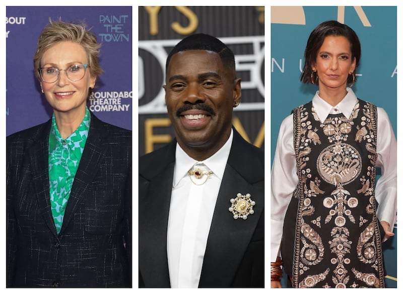 From left, Jane Lynch, Colman Domingo and Poorna Jagannathan have carved successful careers in Hollywood as character actors. AP; EPA; Getty Images