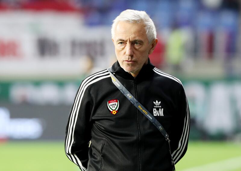 Bert van Marwijk has been removed as UAE manager. Chris Whiteoak / The National