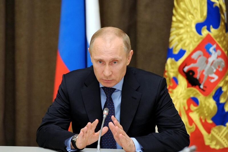 Russian president Vladimir Putin. Mikhail Klimentyev / Ria Novosti / Kremlin Pool / EPA