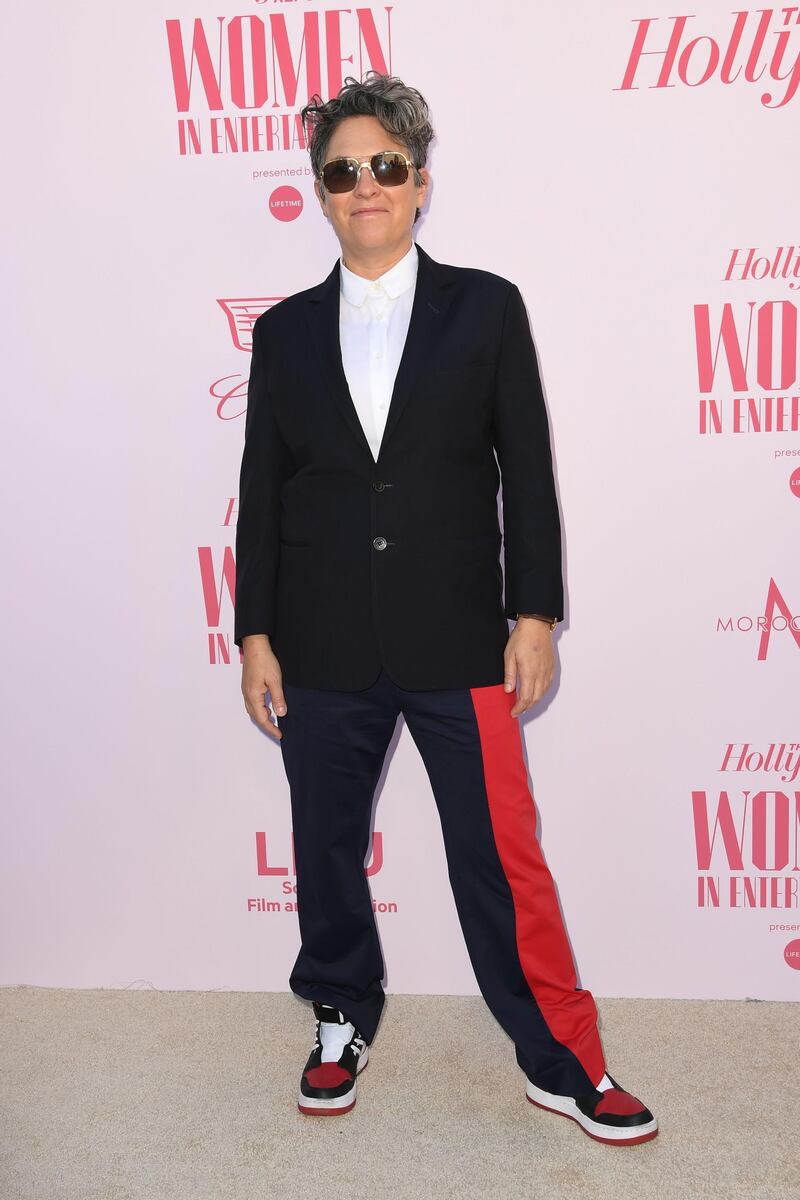 TV creator Jill Soloway at the Hollywood Reporter's annual Women in Entertainment Breakfast Gala. AFP