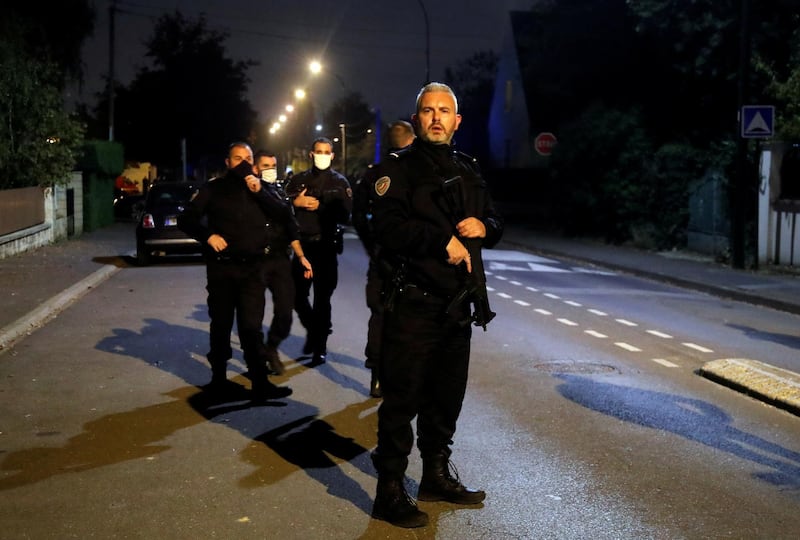 The suspected attacker was killed by police about 600 meters away. Reuters