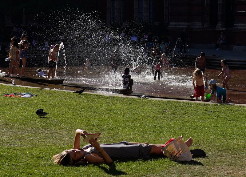 London has experienced 116 days over 30°C in the past three decades – more than half of which, 59, occurred in the last 10 years. AP