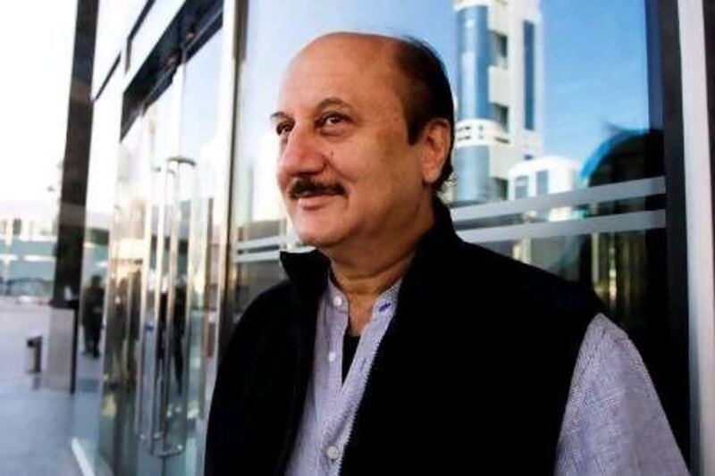 Anupam Kher says he is surprised to have earned a fan following as an author. Sarah Dea / The National