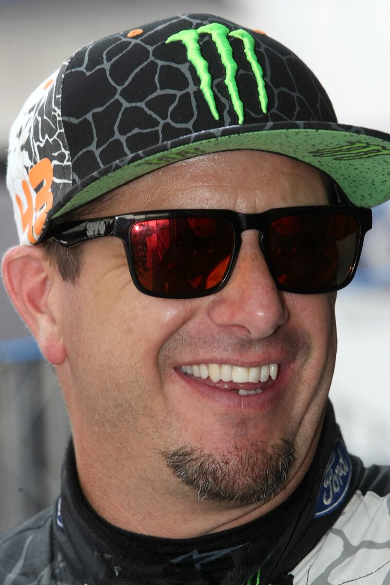 Daredevil rally driver Ken Block died on January 2 aged 55. EPA